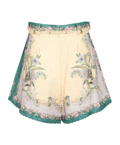 Zimmermann Belt Loop Shorts In Multi