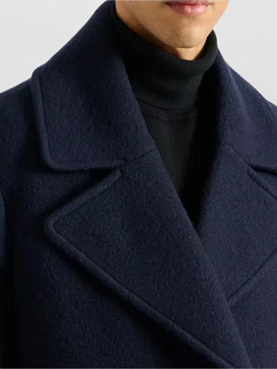 Balmain Double Breasted Coat Notch Lapels Buttons In Multi