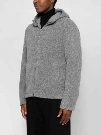 Herno Down Coat Hood And Side Pockets In Multi