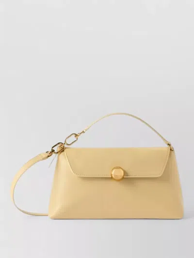 Furla Shoulder Bag Structured Shape Top Handle Strap In Nude