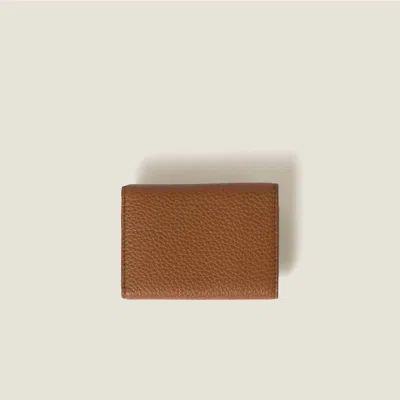 Miu Miu Small Leather Wallet In White