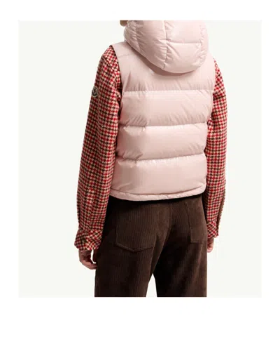 Moncler Niverolle Sleeveless Puffer Jacket In Pink