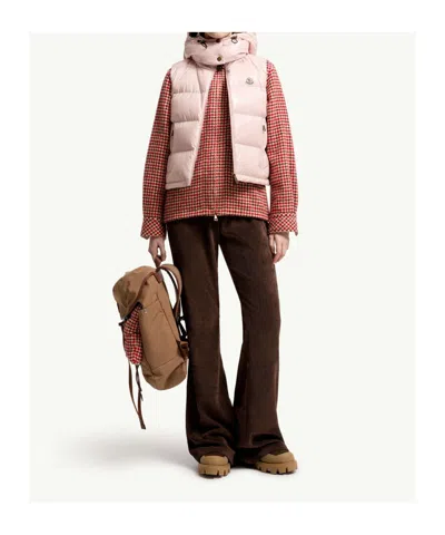 Moncler Niverolle Sleeveless Puffer Jacket In Pink