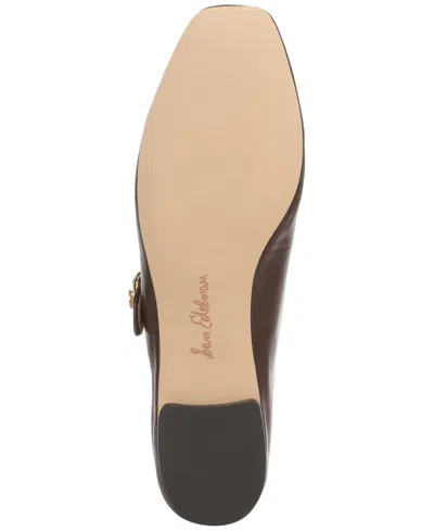 Sam Edelman Michaela Buckle-strap Ballet Flat In Burgundy
