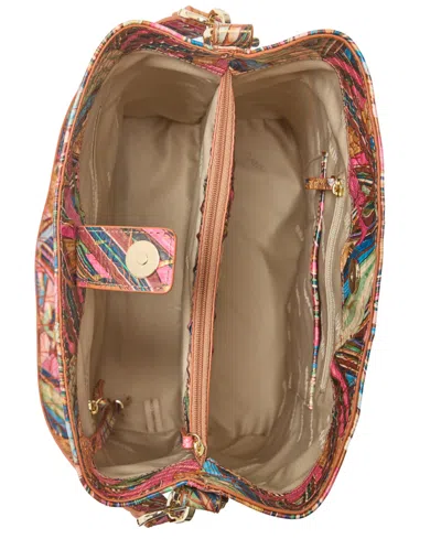 Brahmin Celina Melbourne Small Leather Bucket In Multi