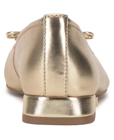 Vince Camuto Jenlea Ballet Flat In Gold