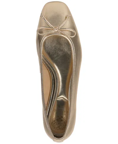 Vince Camuto Jenlea Ballet Flat In Gold