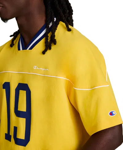 Champion Gridiron Football Jersey, Script Logo In Yellow