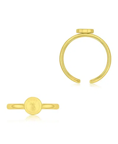 Roxy Waterproof Yellow Pineapple Toe Ring In Gold