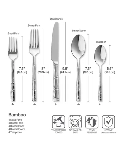 Wallace Bamboo 20-piece Flatware Set, Service For 4 In Multi