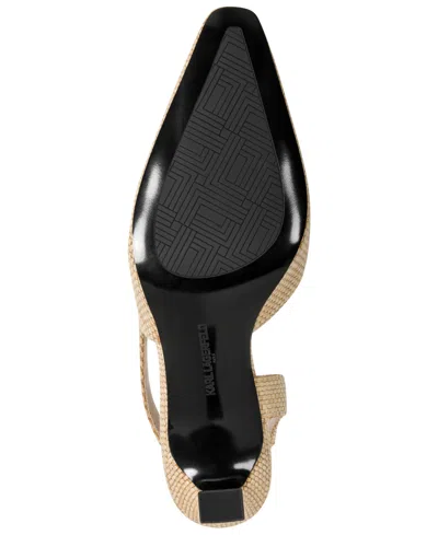 Karl Lagerfeld Sheenz Pointed Toe Slingback Pump In Multi