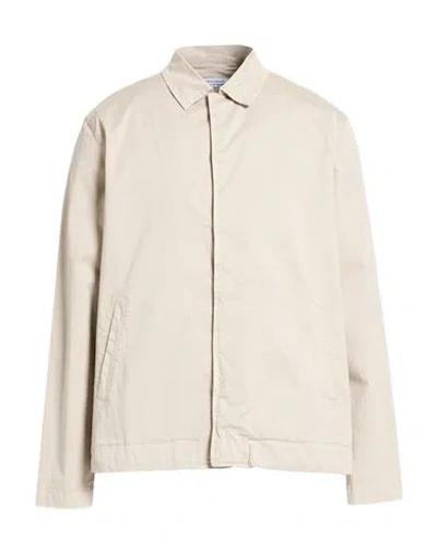 Crossley Man Jacket Beige Size Xl Cotton, Elastane In Sand