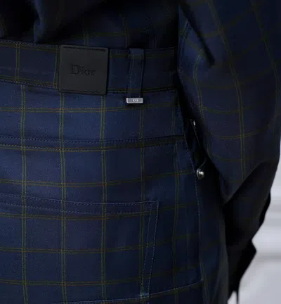 Dior Miniskirt In Blue