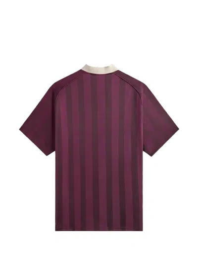 Kith Shadow Stripe Marcel Soccer T-shirt In Multi