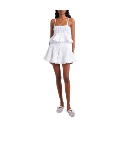 Alaïa White Mesh Mules In White