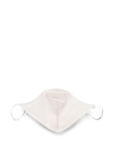 Isaia Check-pattern Face Mask In Pink