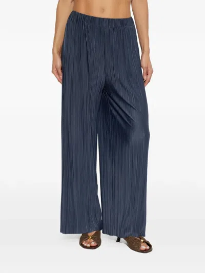 Samsoe & Samsoe Uma Pleated Trousers In Blue