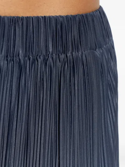 Samsoe & Samsoe Uma Pleated Trousers In Blue