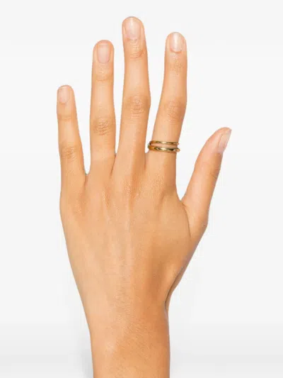 Fersera Double Stacking Ring In Gold
