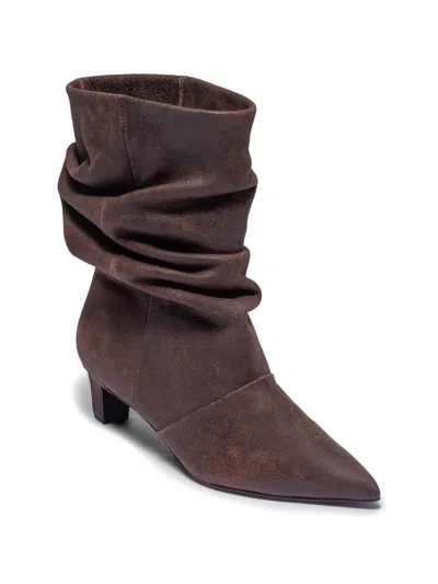 Bernardo Etta Pointed-toe Boots In Brown