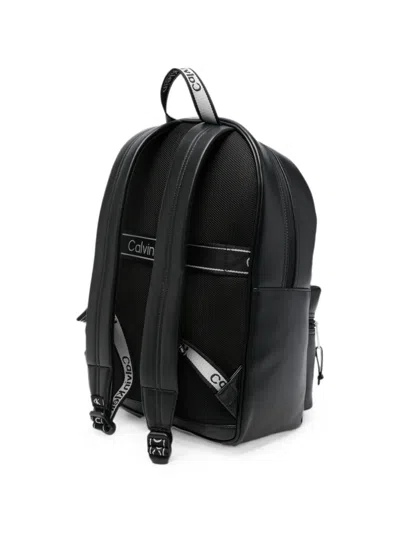 Calvin Klein Logo-print Backpack In Black