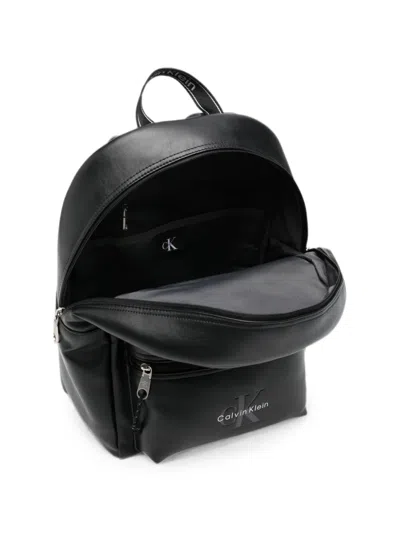 Calvin Klein Logo-print Backpack In Black