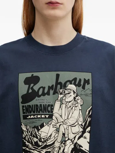 Barbour Conditions T-shirt In Blue