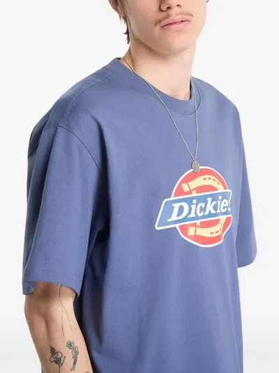 Dickies Icon Logo-print T-shirt In Blue
