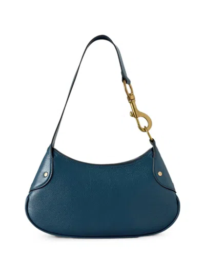 Mulberry Small Hackney Shoulder Bag In Blue