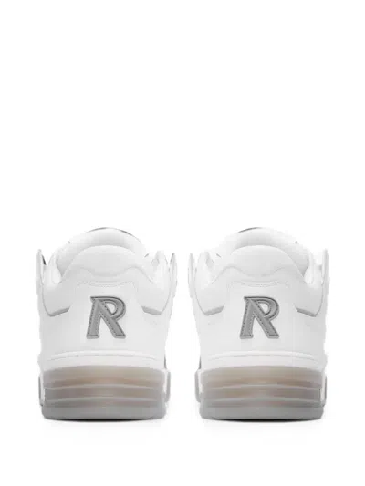 Represent Studio Leather Gradient Sole Sneakers In White