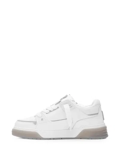 Represent Studio Leather Gradient Sole Sneakers In White
