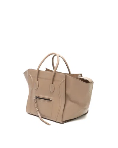 Celine Céline  Phantom Luggage Bag In Neutral