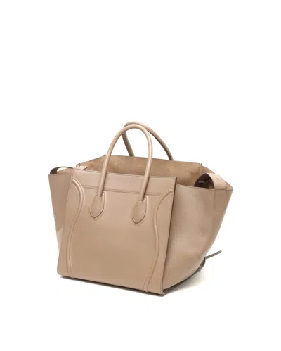 Celine Céline  Phantom Luggage Bag In Neutral
