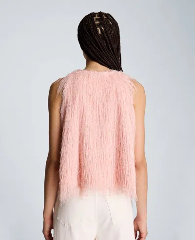 Kenneth Cole Feather Swing Tank In Pink