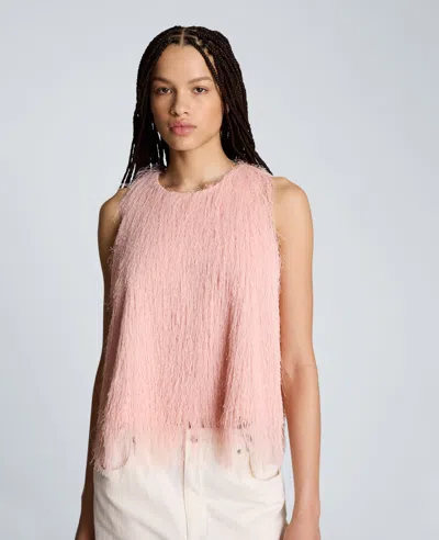 Kenneth Cole Feather Swing Tank In Pink