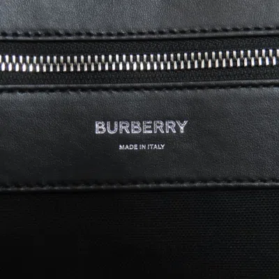 Pre-owned Burberry Black Leather Backpack ()