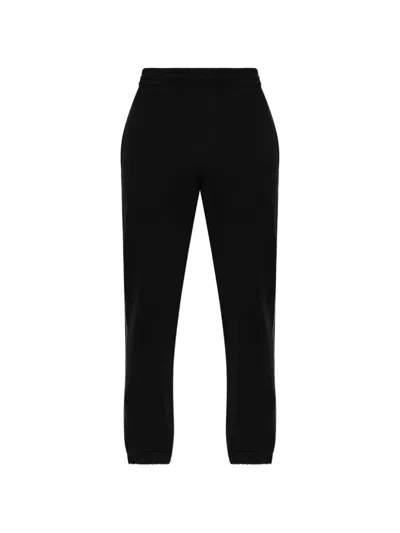 Burberry Sid Check-trim Track Pants In Black