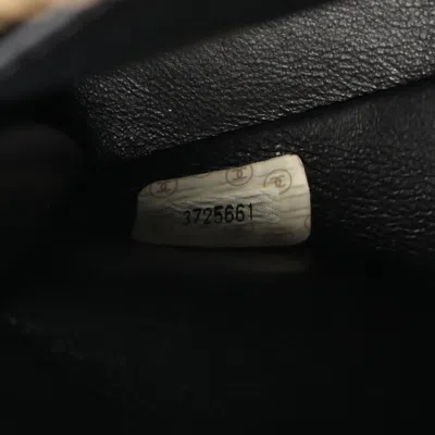 Pre-owned Chanel Black Fabric Backpack Handbag ()