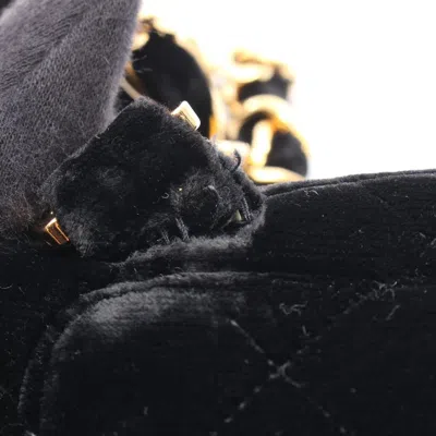 Pre-owned Chanel Black Fabric Backpack Handbag ()