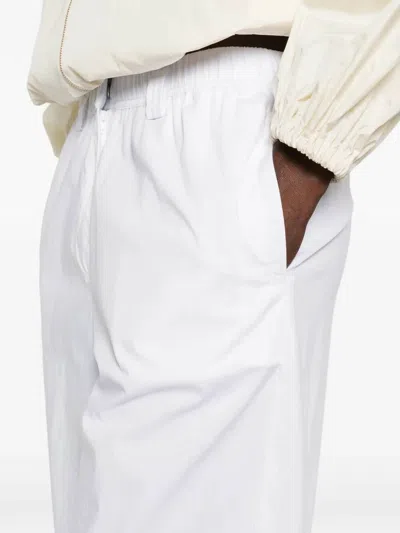 Aspesi Elasticated Trousers In White