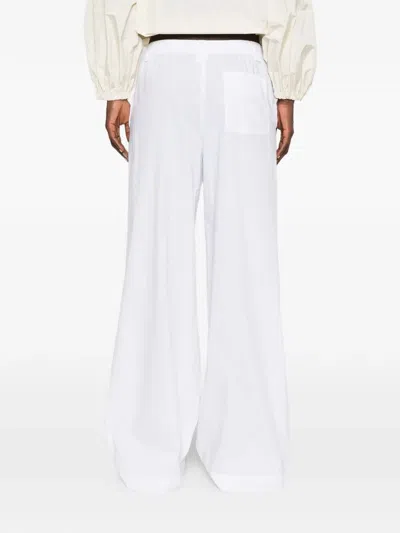 Aspesi Elasticated Trousers In White