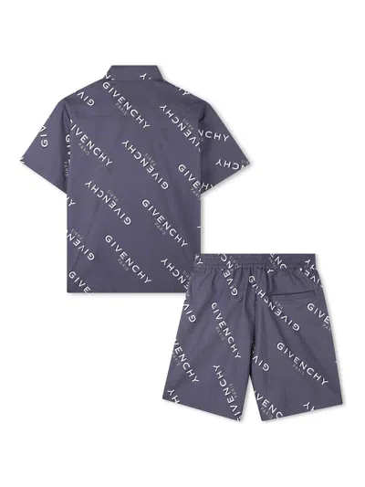 Givenchy Complete With Logo Print In Gray