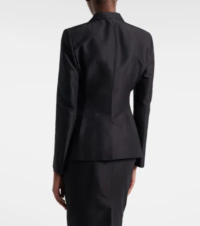 Gucci Wool Single-breasted Jacket In Black