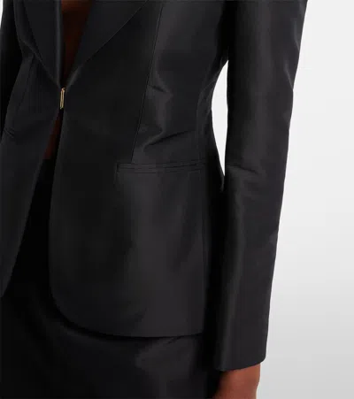 Gucci Wool Single-breasted Jacket In Black