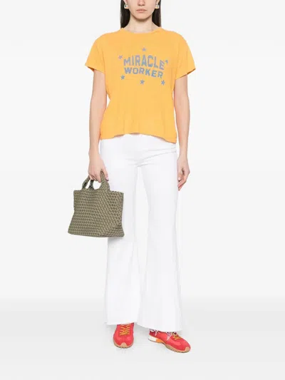 Mother Pants In White