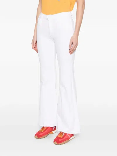 Mother Pants In White