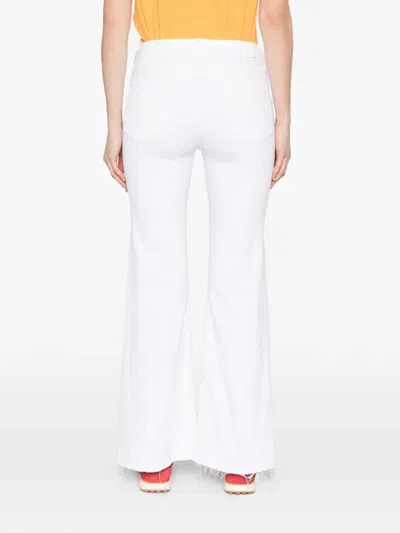 Mother Pants In White