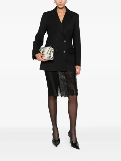 P.a.r.o.s.h Double-breasted Blazer In Black