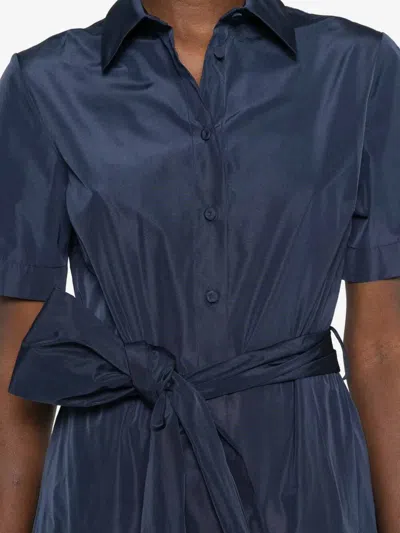 P.a.r.o.s.h Self-tie Maxi Dress In Blue