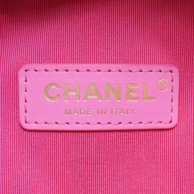 Pre-owned Chanel Pink Leather Backpack ()